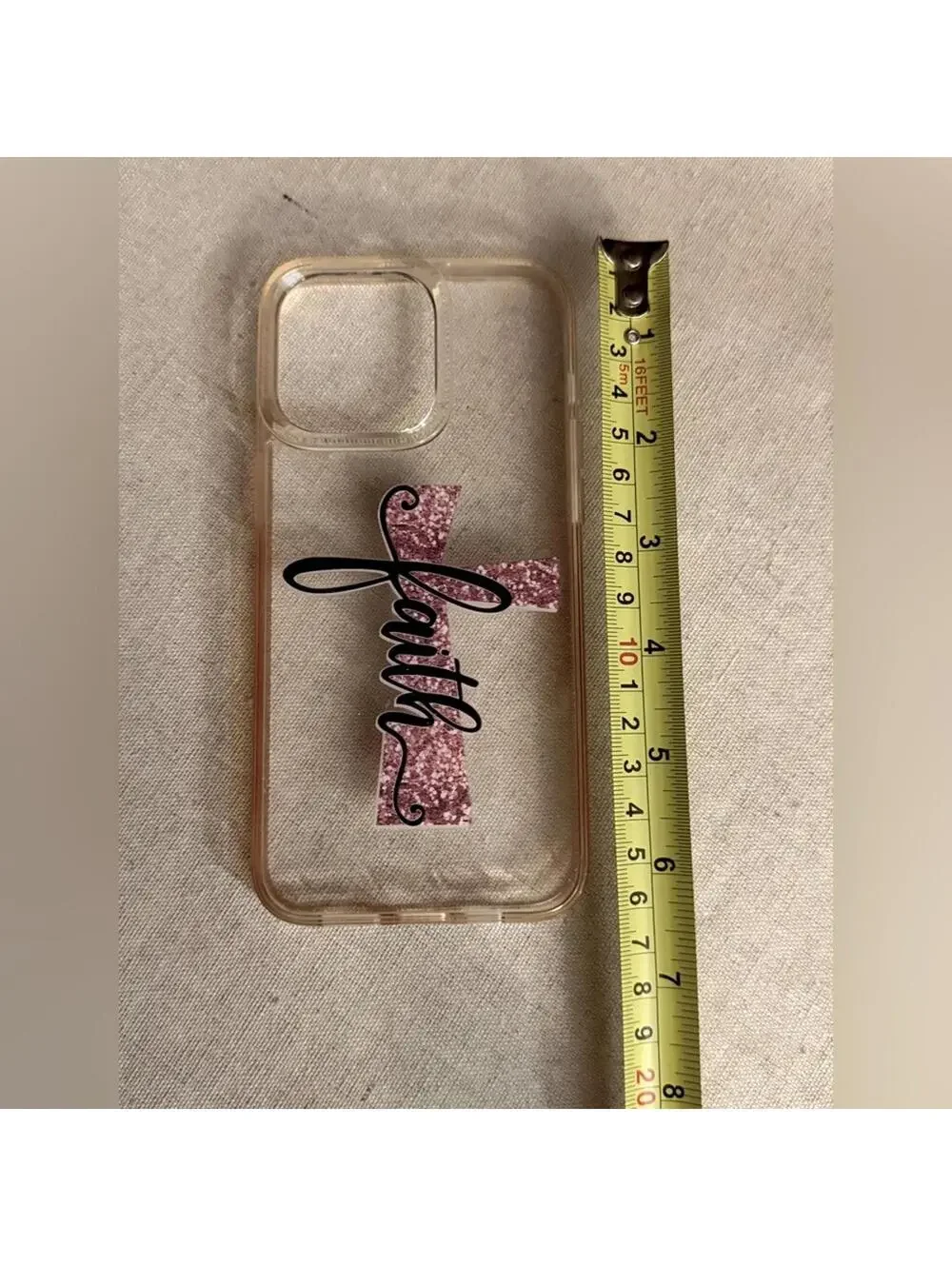 Iphone 15 Pro Max clear silicone case with 